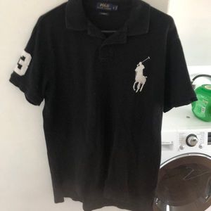 Custom fit Ralph Lauren three button polo shirt
